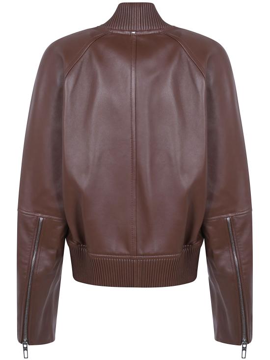 26FW 스포트막스 가죽 자켓 2622446011600 001 COGNAC - SPORTMAX