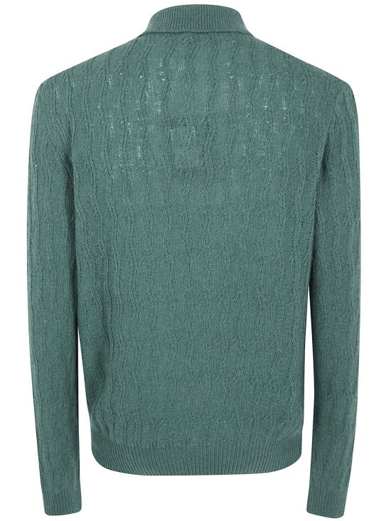 26FW 에트로 폴로 티셔츠 MRKF0028AU12PV0456 V0456 GREEN - ETRO