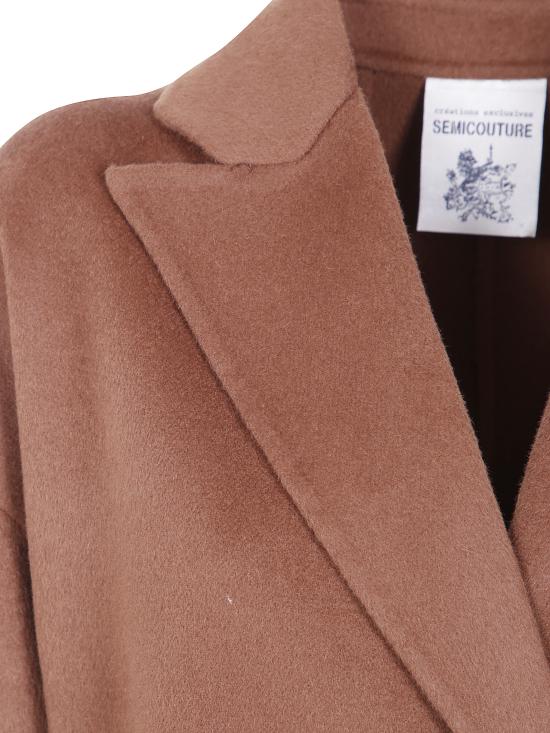 26FW 세미쿠튀르 코트 Y6WV08 V13 DARK LEATHER - SEMI-COUTURE