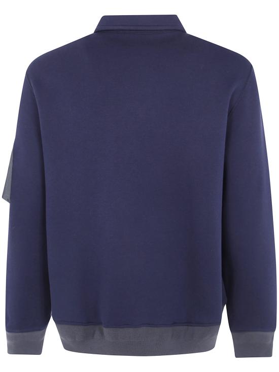 26FW 사카이 폴로 티셔츠 26 04138M 233 NAVY X DARK KHAKI - SACAI