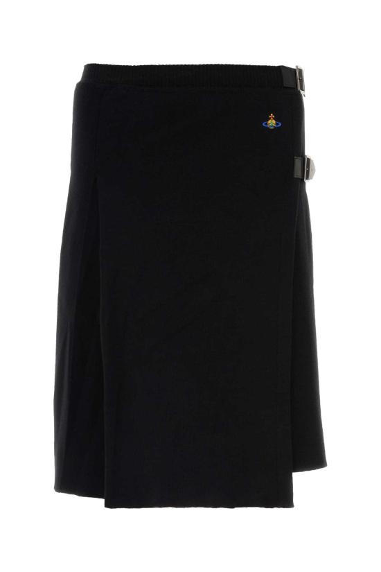 26FW 비비안웨스트우드 스커트 3802001KY005E N401 Black
