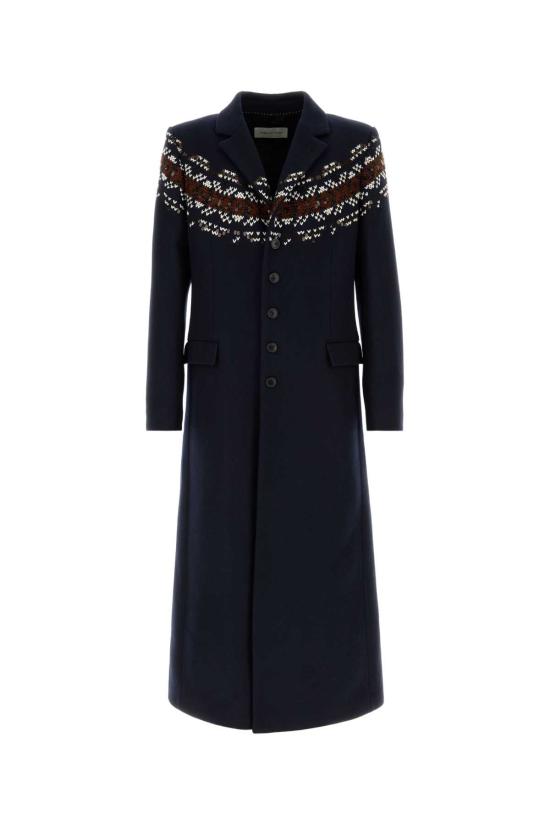 26FW 드리스 반 노튼 코트 2620202384216 509 Blue