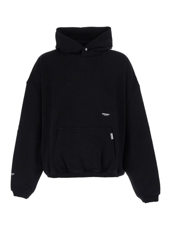 26FW 리프레젠트 긴팔 티셔츠 OCM100041JETBLACK