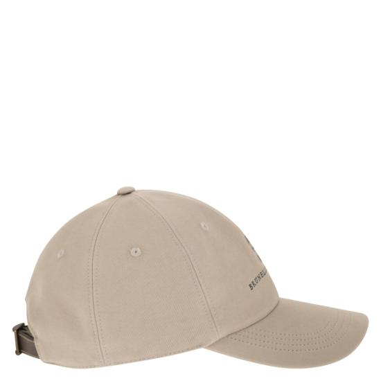 26SS 브루넬로 쿠치넬리 로고 자수 베이스볼 캡 M252D9850 BEIGE - BRUNELLO CUCINELLI