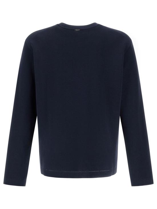 26SS 에르노 긴팔 티셔츠 JG000262U52059 9201 BLUE - HERNO