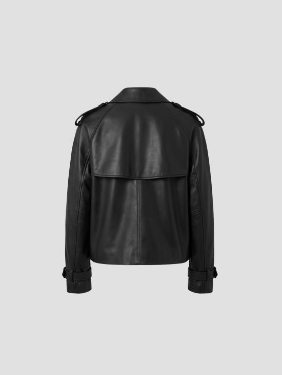 26FW 버버리 가죽 자켓 8127296 A1189 BLACK - BURBERRY