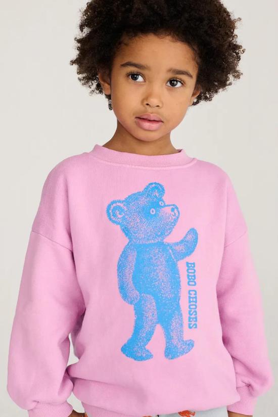 26FW [키즈] 보보쇼즈 풀오버 B226AC029 661 PINK - BOBO CHOSES