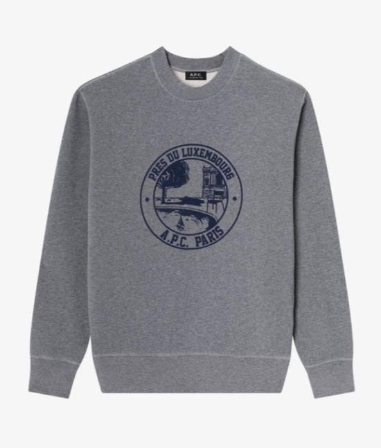 26FW 아페쎄 긴팔 티셔츠 COHKQH37040 PLA GRIS CHINE