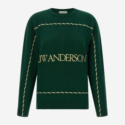 26FW JW앤더슨 스웨터 KW1625YN0471 555 PINE