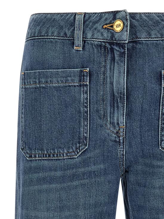 26FW 엘리자베타프랜치 데님 팬츠 PJ17I66E2139 Blue - ELISABETTA FRANCHI