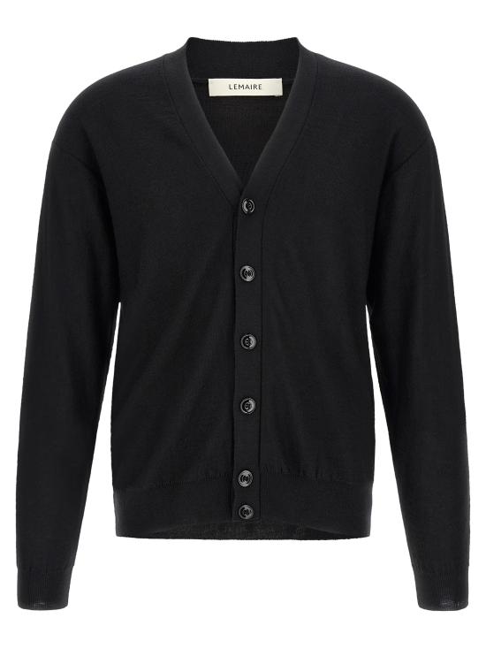 26FW 르메르 가디건 PO0052LK1063BK999 Black