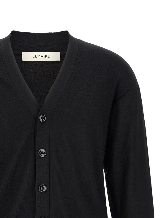 26FW 르메르 가디건 PO0052LK1063BK999 Black - LEMAIRE