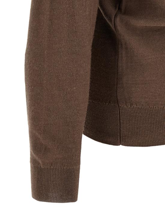 26FW 르메르 릴렉스 트위스트 가디건 PO0052LK1063BR310 Brown - LEMAIRE