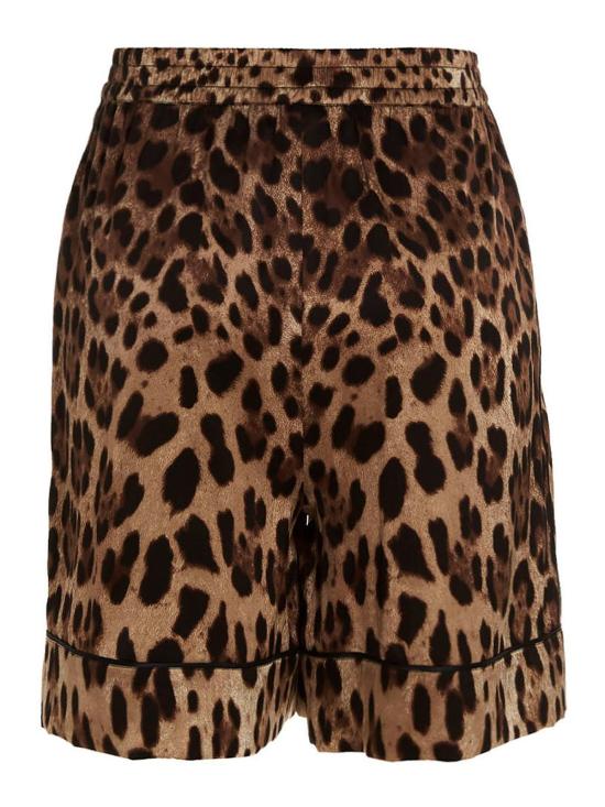 26SS 돌체앤가바나 실크 트라우저 FTAM7TFSAXYHY13M Animal Print - DOLCE & GABBANA