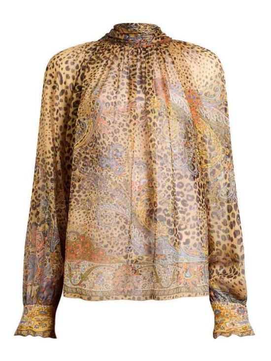 26SS 에트로 블라우스 WRJA0157AKH77X0826 Animal Print