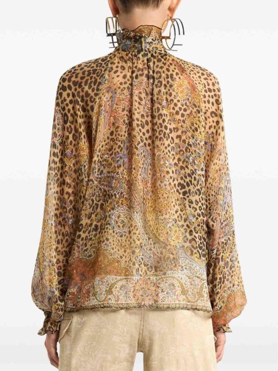 26SS 에트로 블라우스 WRJA0157AKH77X0826 Animal Print - ETRO