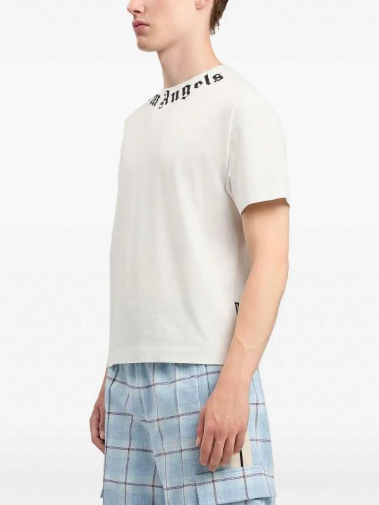 26SS 팜앤젤스 반팔 티셔츠 PMAA109S26JER0080310 White - PALM ANGELS