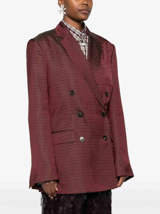25FW 드리스 반 노튼 수트 자켓 2520104322350358BUR BURGUNDY - DRIES VAN NOTEN