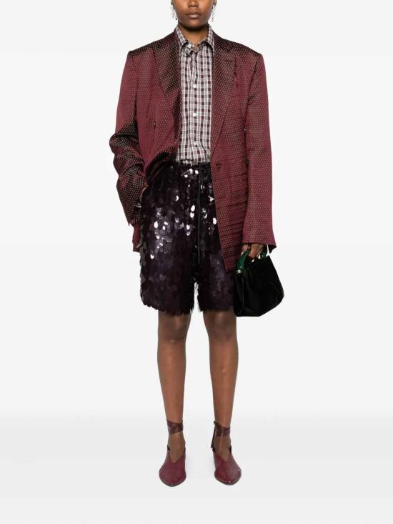 25FW 드리스 반 노튼 수트 자켓 2520104322350358BUR BURGUNDY - DRIES VAN NOTEN