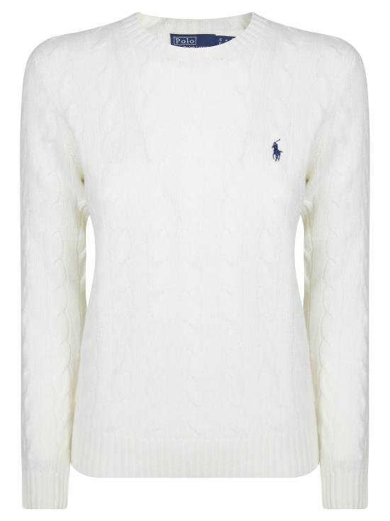 26FW 폴로 랄프로렌 폴로 자수 케이블 니트 스웨터 211971865001 AUTHENTICCREAM BEIGE