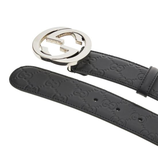 26FW 구찌 벨트 411924CWC1N Black - GUCCI