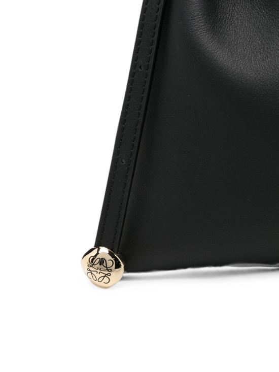 26FW 로에베 미니 스카프 가죽 숄더백 미니 스카프 가죽 숄더백 ABNYUNNX01 1100 BLACK - LOEWE