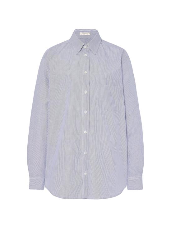 26FW 더로우 셔츠 10477W5031 WHITE BLUE STRIPE WBS