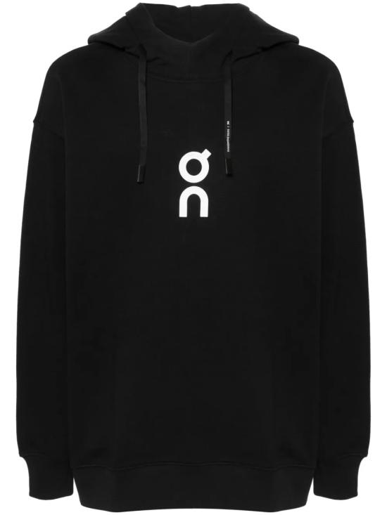 26FW 온 러닝 후드 티셔츠 1ME10030553 BLACK