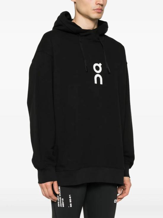26FW 온 러닝 후드 티셔츠 1ME10030553 BLACK - ON RUNNING