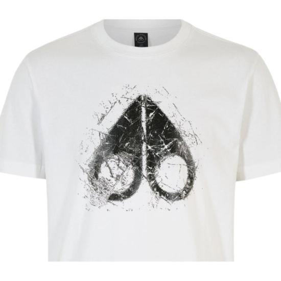 26FW 무스너클 반팔 티셔츠 M36MT711 160 WHITE - MOOSE KNUCKLES