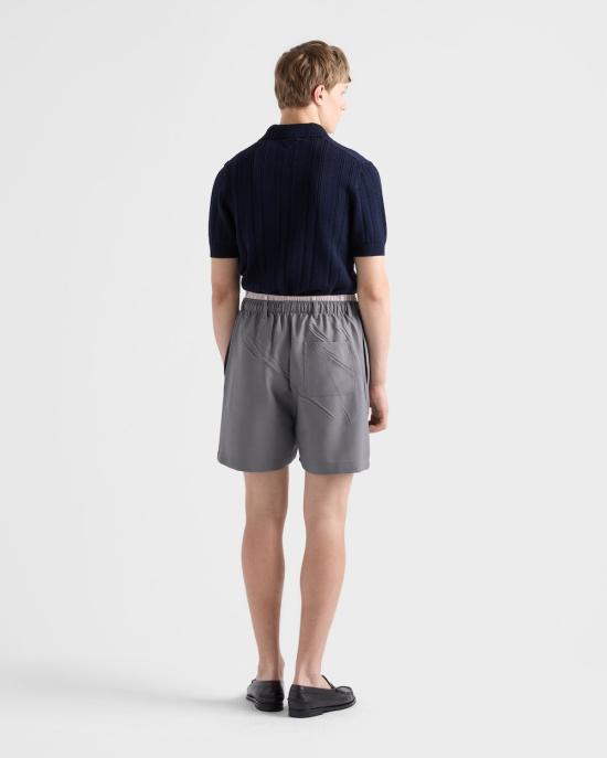 26FW 프라다 반팔 티셔츠 UMF329193Q F0008 BLEU - PRADA