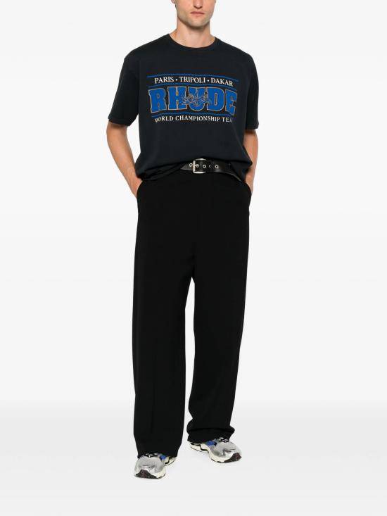 26FW 루드 반팔 티셔츠 RHPF26TT05012 6183 BLACKBLUE - RHUDE