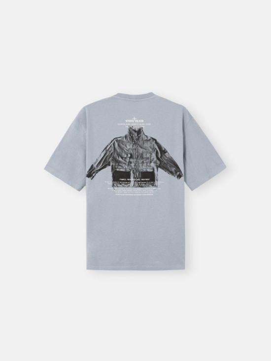 26FW 스톤 아일랜드 반팔 티셔츠 L2S152100033S0091 V0049 ASHGREY - STONE ISLAND