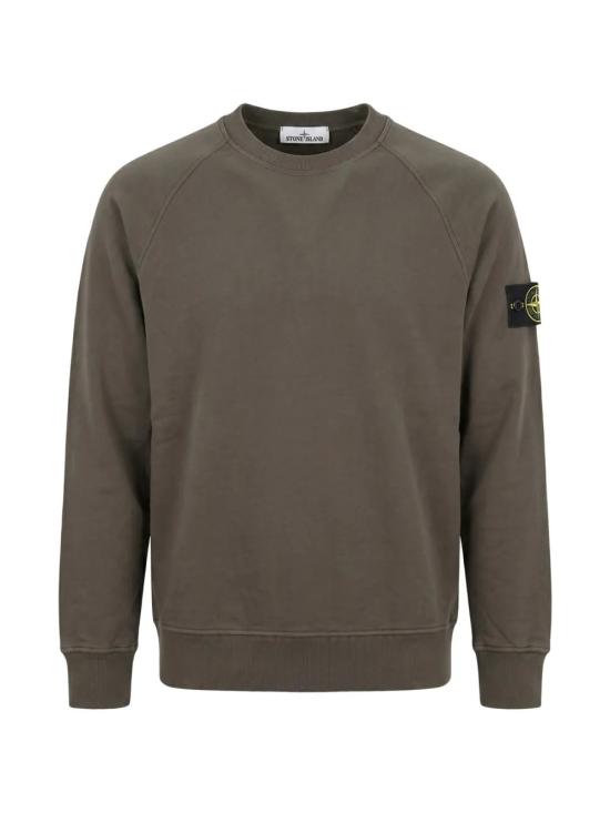 26FW 스톤 아일랜드 오가닉 코튼 플리스 오버사이즈핏 크루넥 스웨트셔츠 L2S156100008S0051 V0078 COALGREY