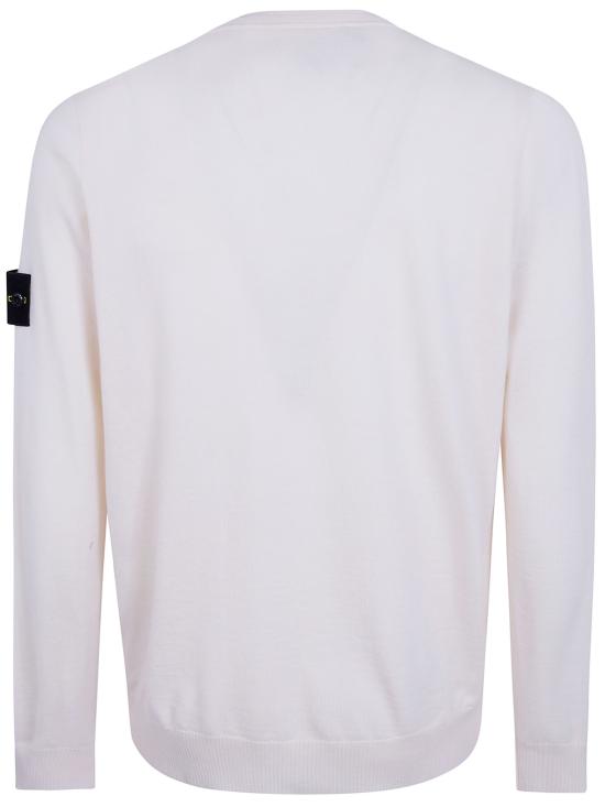 26FW 스톤 아일랜드 라이트 RWS 퓨어 울 크루넥 스웨터 L2S155100071S00C4 V0093 IVORY - STONE ISLAND