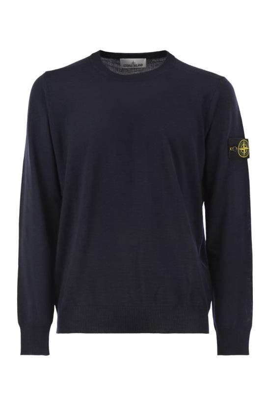 26FW 스톤 아일랜드 라이트 RWS 퓨어 울 크루넥 스웨터 L2S155100071S00C4 V0020 NAVYBLUE