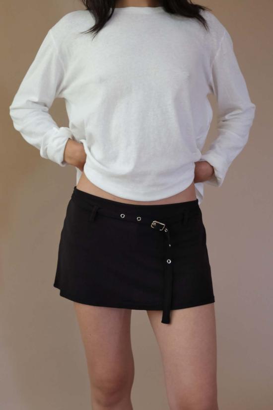  길 숏팬츠 겔 벨트 아리아 미니 스코트 블랙 - GEEL