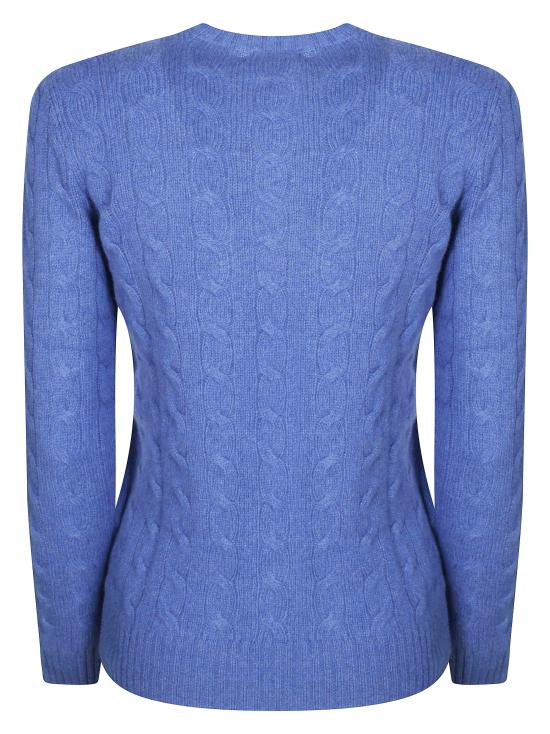 26FW 폴로 랄프로렌 폴로 자수 케이블 니트 스웨터 211971865503 NIMESBLUEHEATHER - POLO RALPH LAUREN