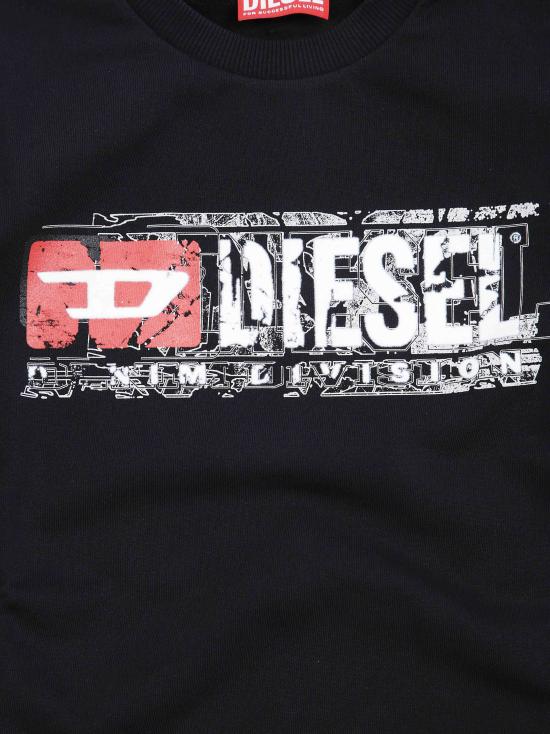 26FW [키즈] 디젤 티셔츠 J02973KYAVF K900 NERO - DIESEL