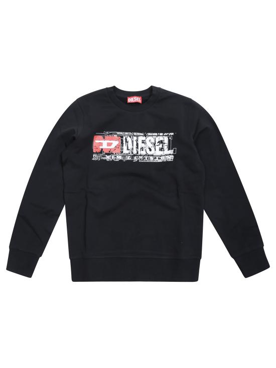 26FW [키즈] 디젤 티셔츠 J02973KYAVF K900 NERO