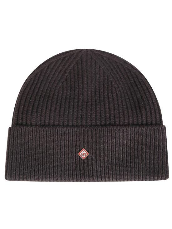 26FW 카사블랑카 비니 AW26HAT090 01 MARRONE