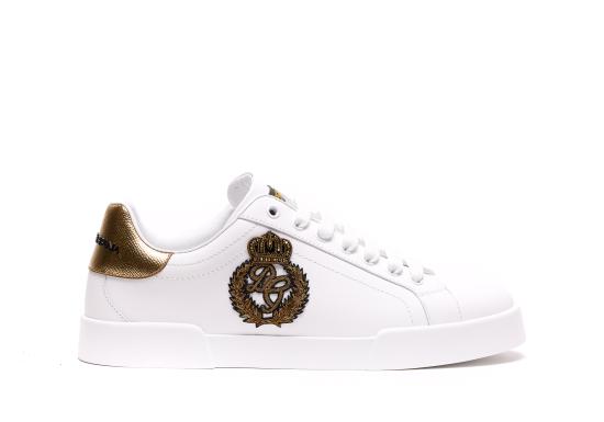 26FW 돌체앤가바나 카프스킨 나파 포르토피노 스니커즈 CS2330 AH1368I047 White