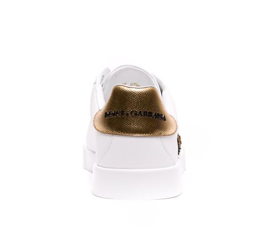 26FW 돌체앤가바나 카프스킨 나파 포르토피노 스니커즈 CS2330 AH1368I047 White - DOLCE & GABBANA