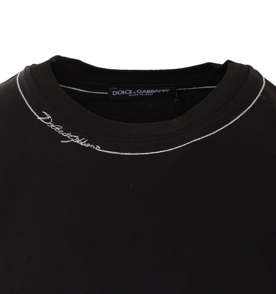 26FW 돌체앤가바나 반팔 티셔츠 G8RN8Z G7P9ON0000 Black - DOLCE & GABBANA