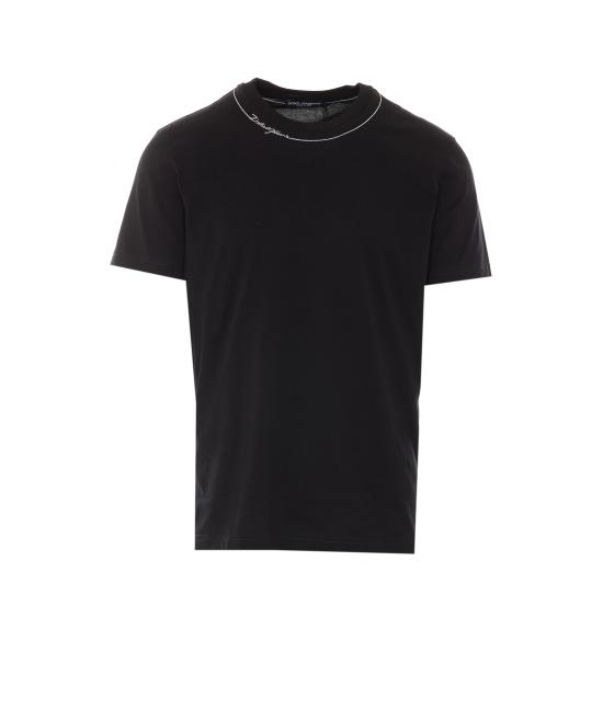26FW 돌체앤가바나 반팔 티셔츠 G8RN8Z G7P9ON0000 Black