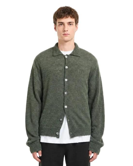 26FW 아워레가시 가디건 M4263ES SOFT SAGE FUZZY ALPACA DOM