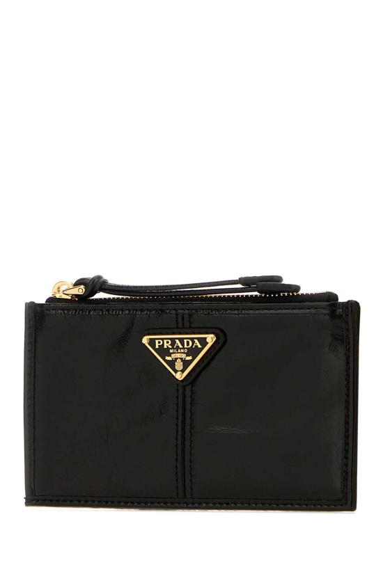 26FW 프라다 레더 카드 홀더 1MC086 2CYR F0002 BLACK DOM - PRADA