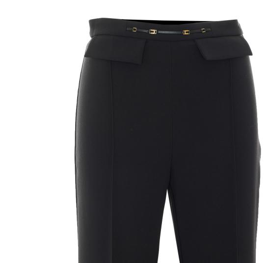 26FW 엘리자베타프랜치 팬츠 PA19666E2 110 Black - ELISABETTA FRANCHI
