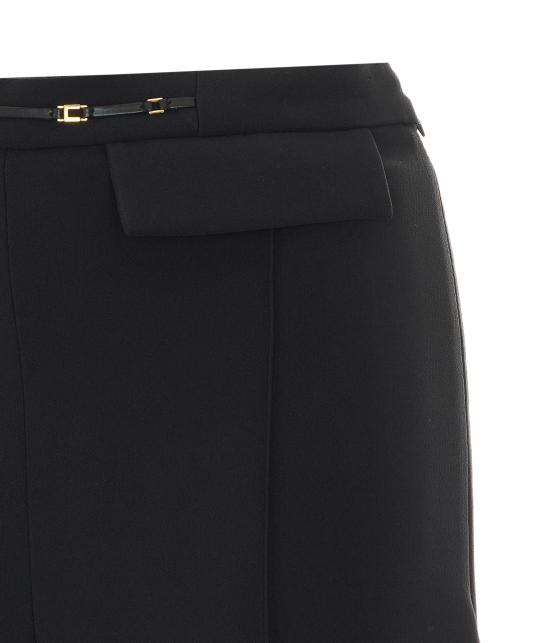 26FW 엘리자베타프랜치 팬츠 PA19666E2 110 Black - ELISABETTA FRANCHI