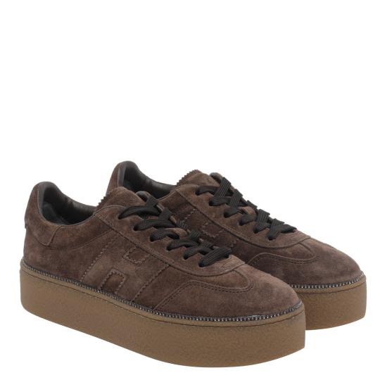 26FW 호간 스니커즈 HXW7220FB6T BTMS610 Brown - HOGAN